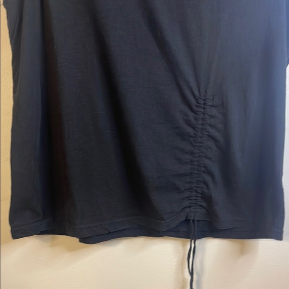 Time and Tru Black Ruched Sleeveless Tank Top Size XXXL (22) #256 - Picture 4 of 7